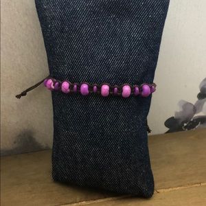 Purple Howlite bracelet